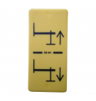 Pictogram - extension of the right support